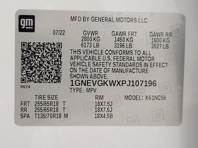 2023 Chevrolet Traverse LT Cloth