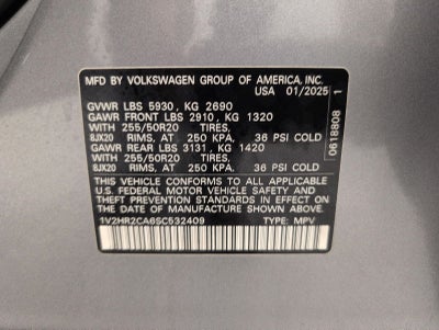 2025 Volkswagen Atlas 2.0T SE w/Technology