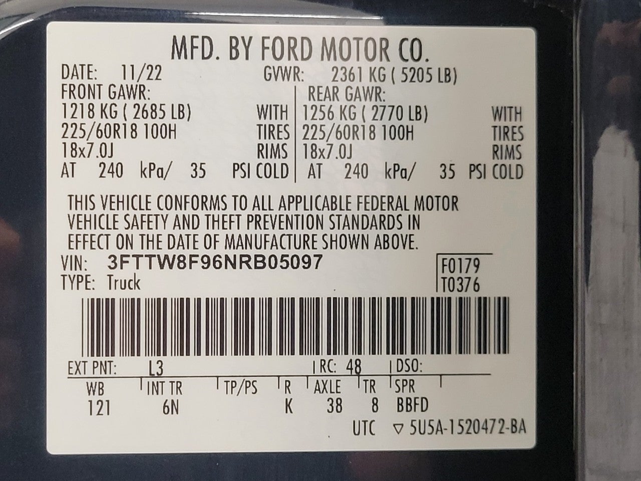 2022 Ford Maverick LARIAT