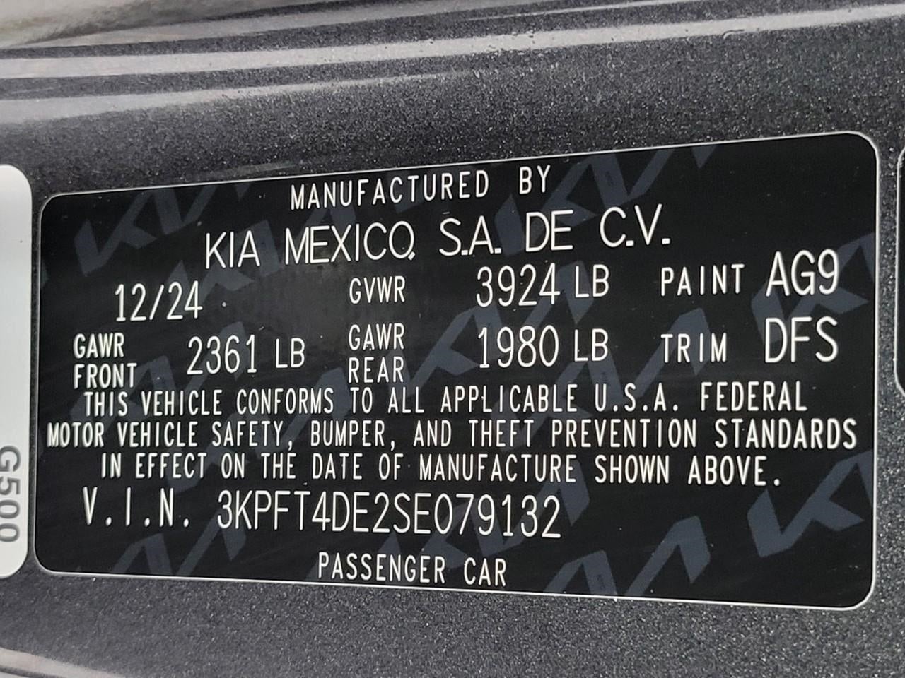 2025 Kia K4 LXS