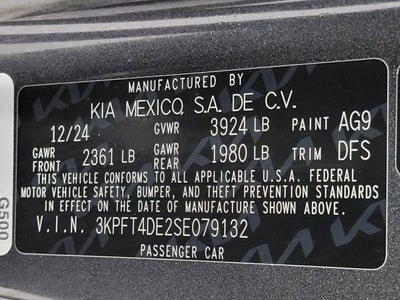 2025 Kia K4 LXS