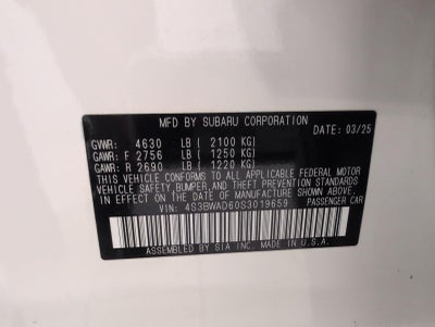 2025 Subaru Legacy Premium