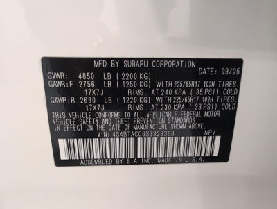 2025 Subaru Outback Premium