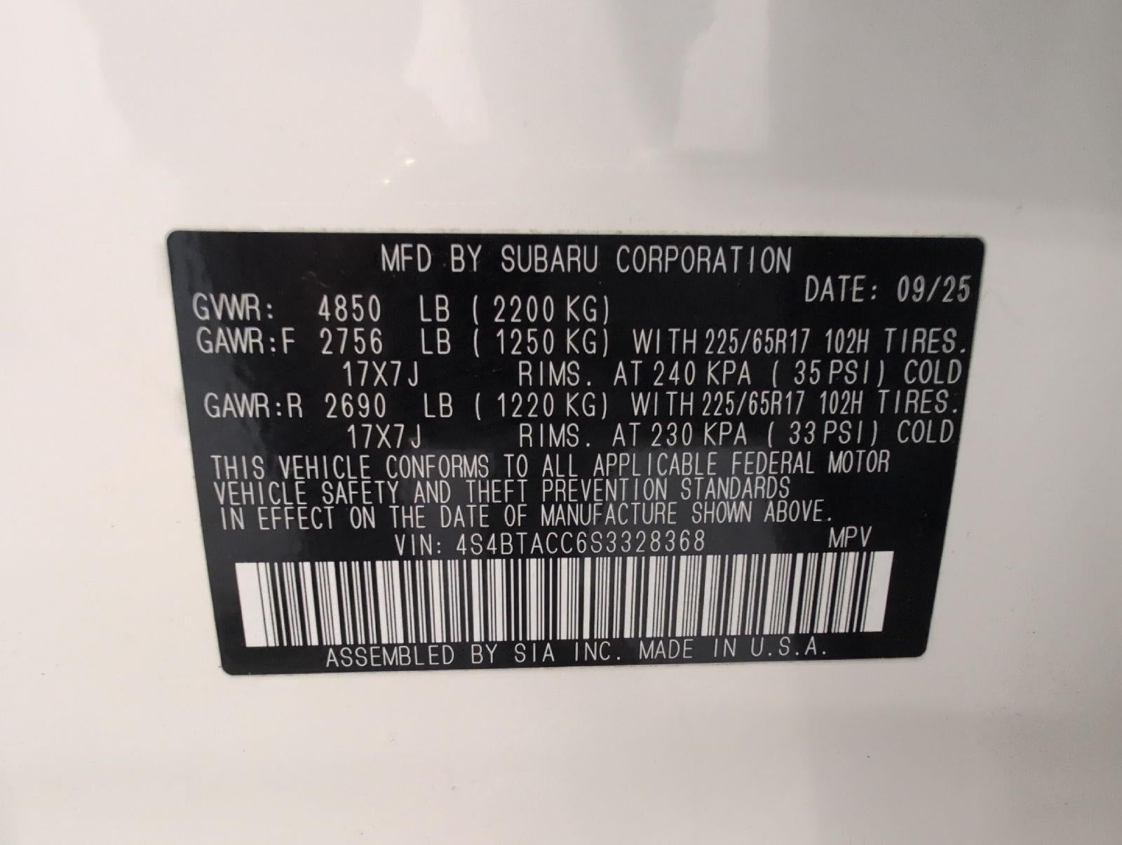 2025 Subaru Outback Premium