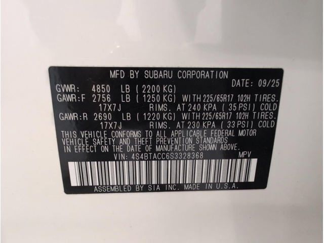 2025 Subaru Outback Premium