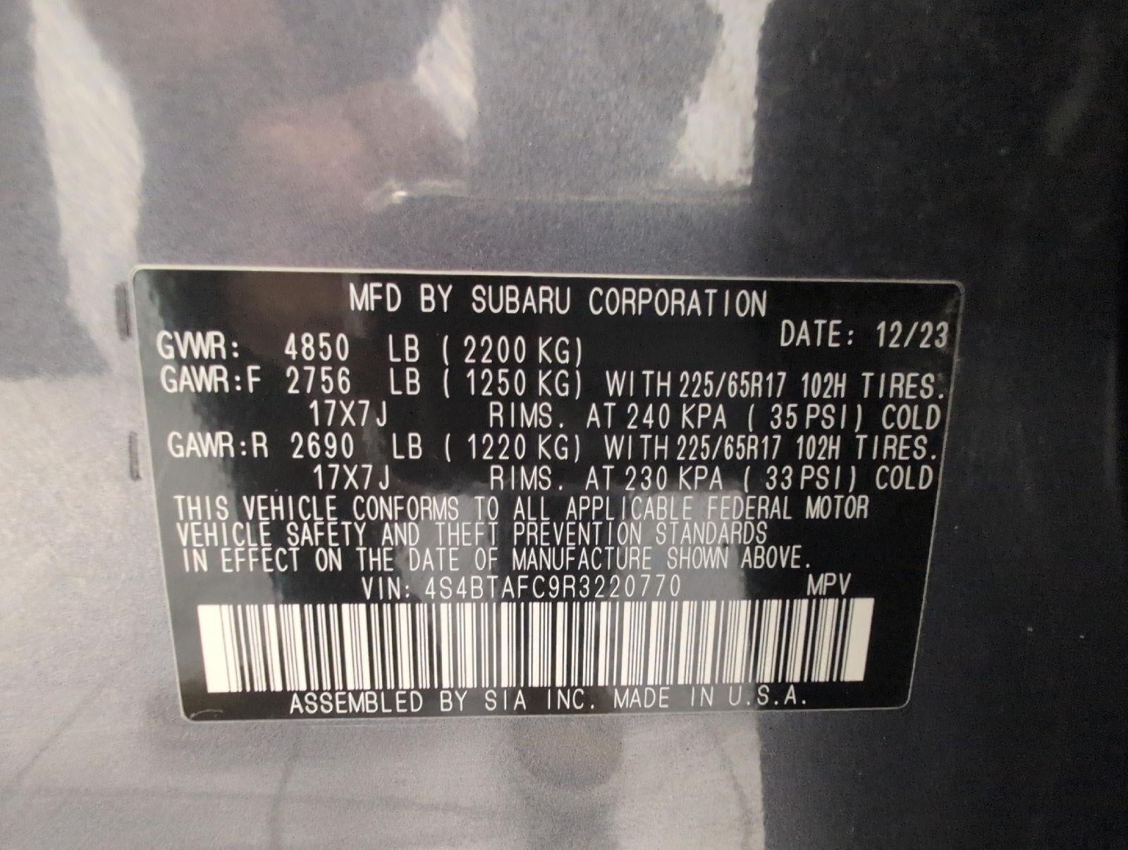 2024 Subaru Outback Premium AWD