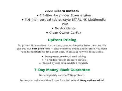 2020 Subaru Outback Limited