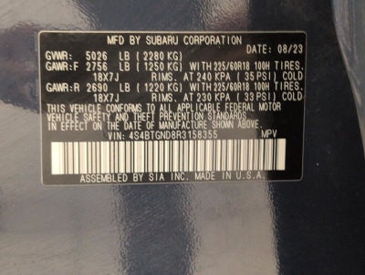2024 Subaru Outback Limited XT