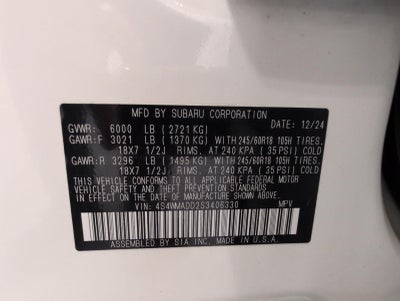 2025 Subaru Ascent Premium