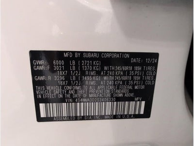2025 Subaru Ascent Premium