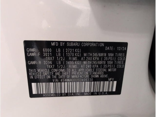 2025 Subaru Ascent Premium