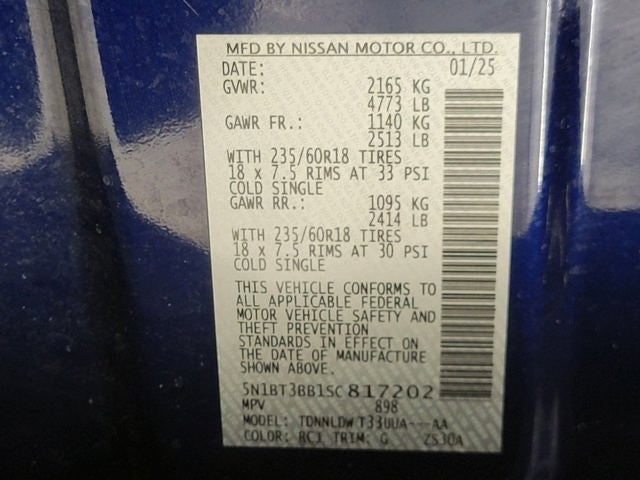 2025 Nissan Rogue SV