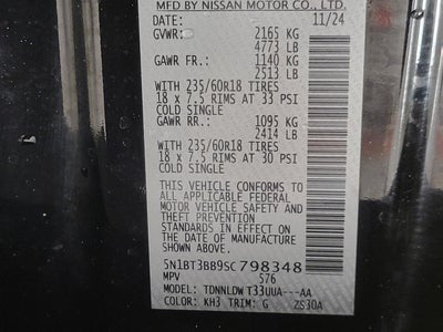 2025 Nissan Rogue SV