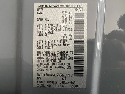 2025 Nissan Rogue Rock Creek