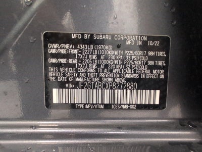 2023 Subaru Crosstrek CVT