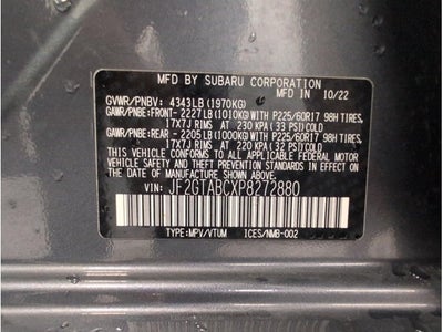 2023 Subaru Crosstrek CVT