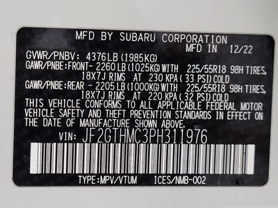 2023 Subaru Crosstrek Limited