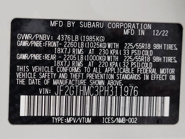 2023 Subaru Crosstrek Limited