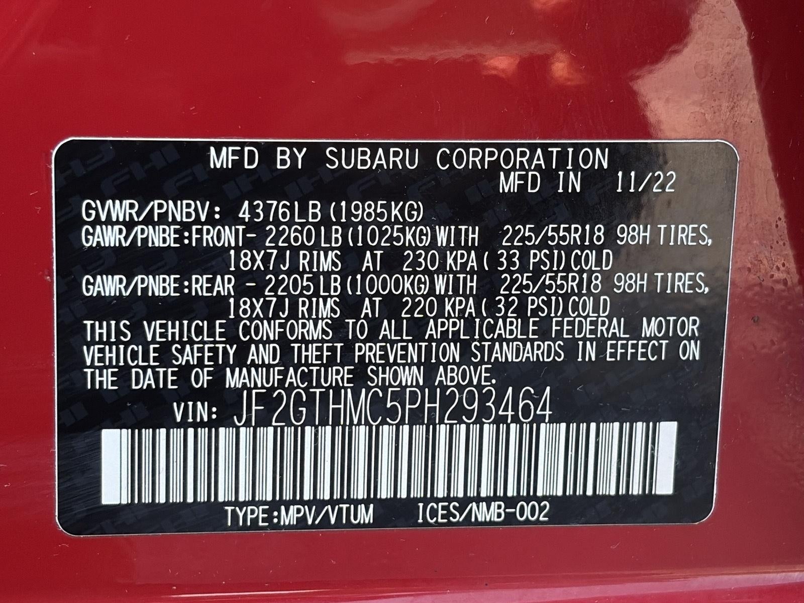 2023 Subaru Crosstrek Limited