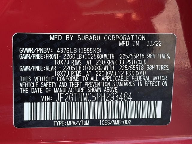 2023 Subaru Crosstrek Limited