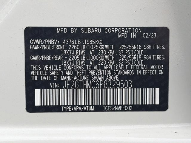 2023 Subaru Crosstrek Limited
