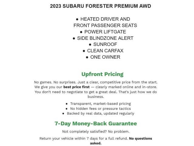 2023 Subaru Forester Premium