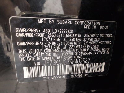 2025 Subaru Forester Wilderness