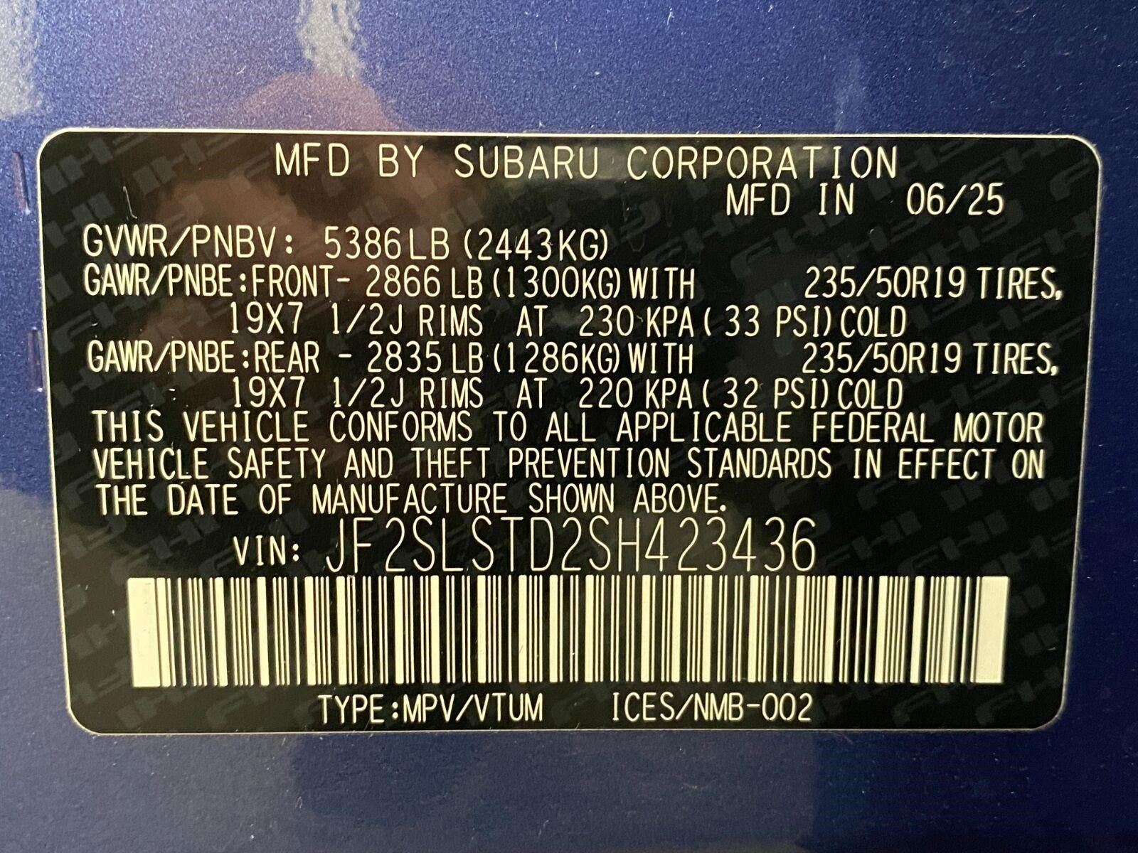 2025 Subaru Forester Touring Hybrid