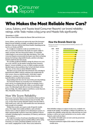 Who Makes the Most Reliable Cars | Bergstrom Subaru Green Bay in Green Bay WI