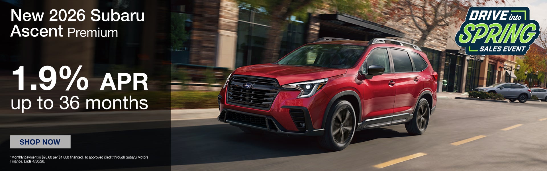 New 2026 Subaru Ascent