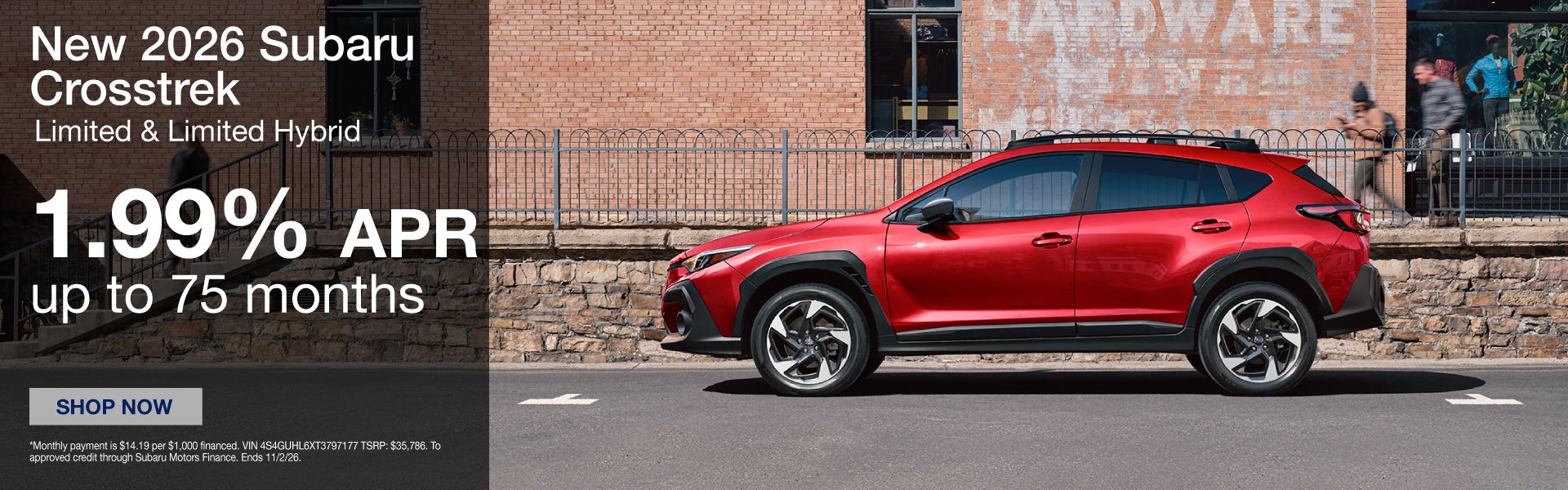 New 2026 Subaru Crosstrek