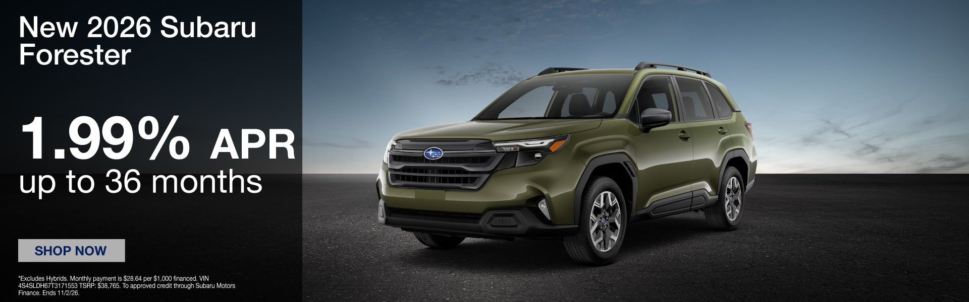 New 2026 Subaru Forester