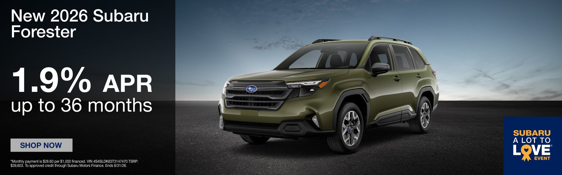 New 2026 Subaru Forester