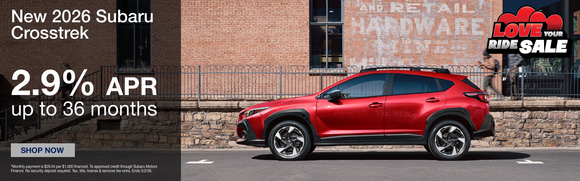 New 2026 Subaru Crosstrek