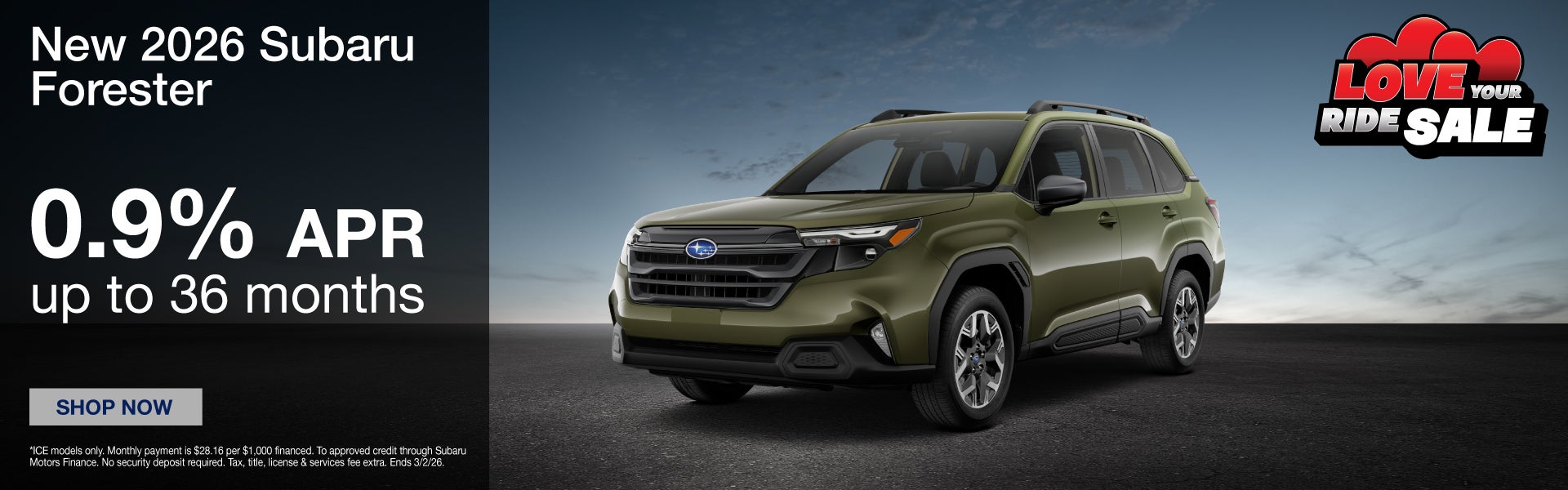 New 2026 Subaru Forester