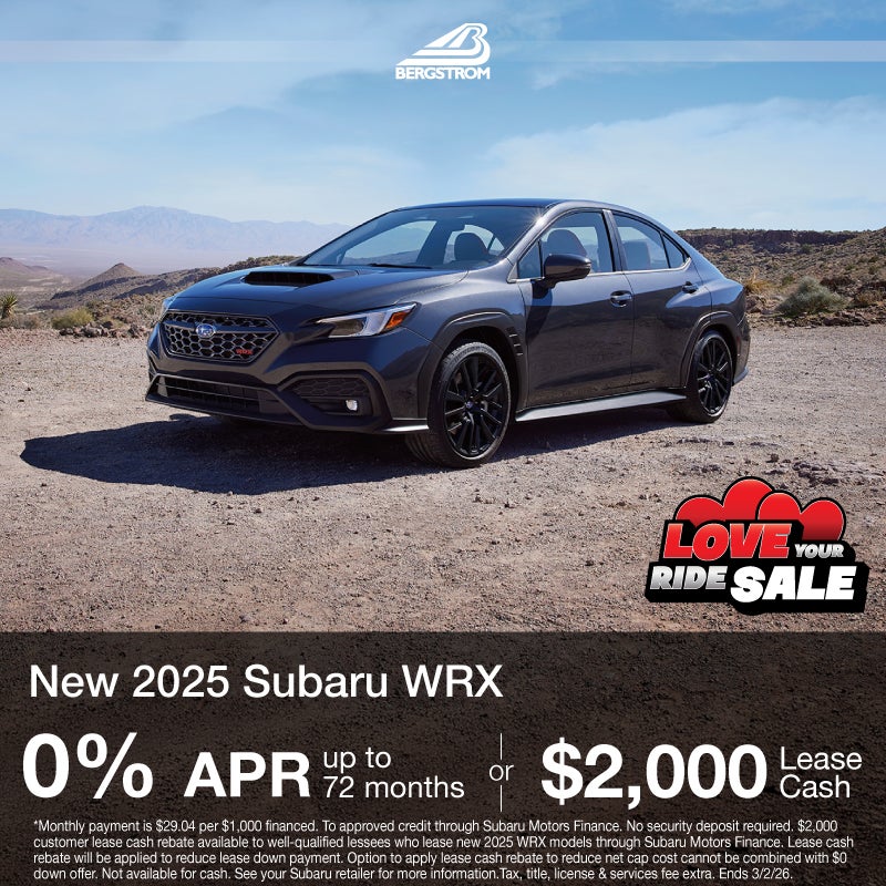 New 2025 Subaru WRX